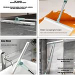 Market - Curatenie si intretinere casa - Produse menaj - Mopuri - Racleta Multifunctionala din Silicon pentru podea sau geamuri, Brat Telescopic 60 - 120 cm, lama 50 cm, 180 grade, Gri - Infinity.ro