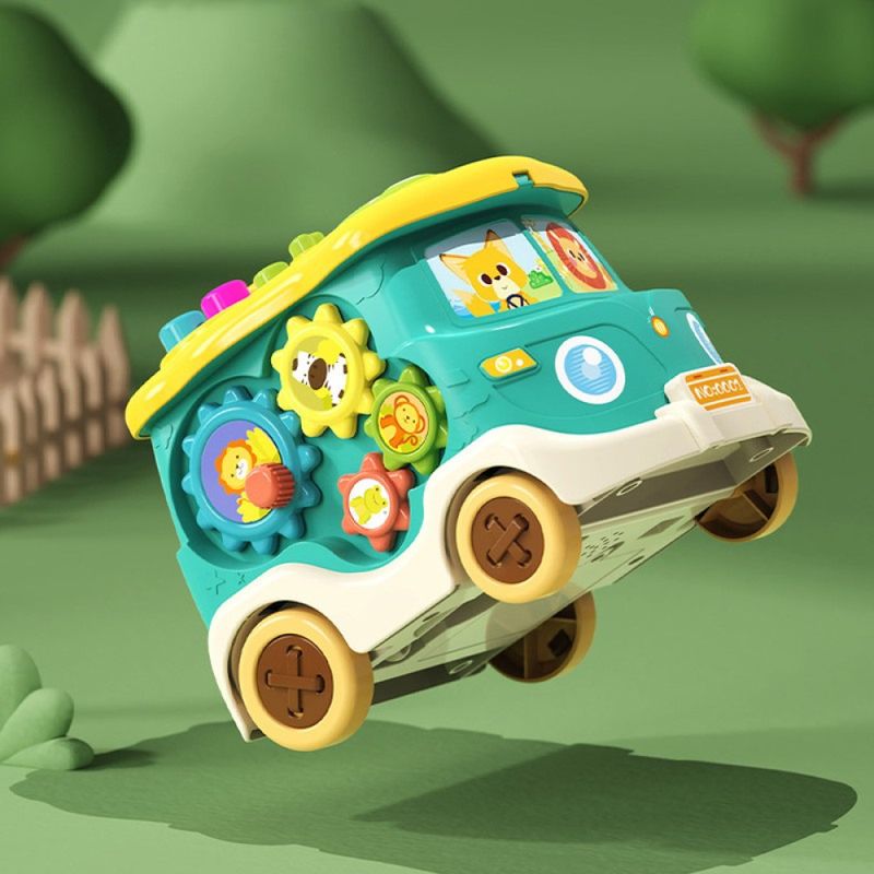 Jucarii, Copii si Bebe - Jucarii si jocuri - Jucarii & jocuri educative - Jocuri si jucarii educative - Jucarie Multifunctionala Autobuz Interactiv cu sunete, lumini si activitati educative, +3 ani - Infinity.ro