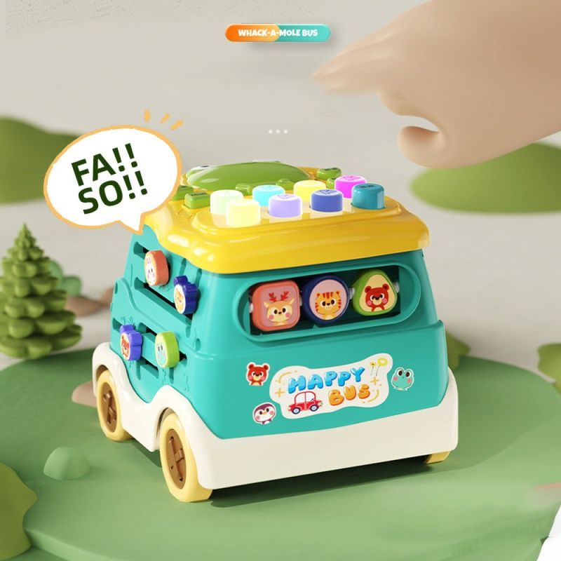 Jucarii, Copii si Bebe - Jucarii si jocuri - Jucarii & jocuri educative - Jocuri si jucarii educative - Jucarie Multifunctionala Autobuz Interactiv cu sunete, lumini si activitati educative, +3 ani - Infinity.ro
