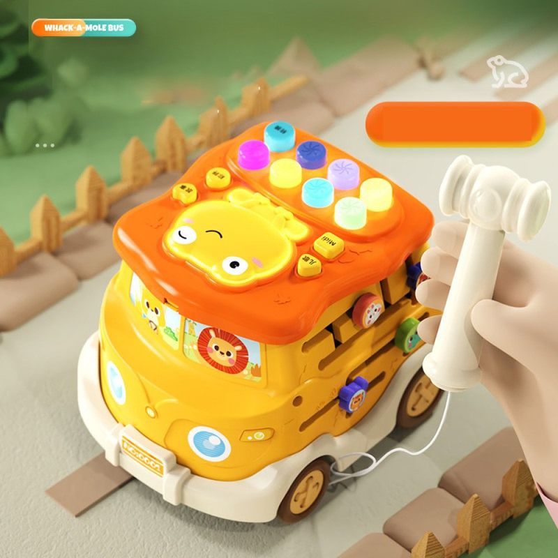 Jucarii, Copii si Bebe - Jucarii si jocuri - Jucarii & jocuri educative - Jocuri si jucarii educative - Jucarie Multifunctionala Autobuz Interactiv cu sunete, lumini si activitati educative, +3 ani - Infinity.ro