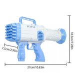Jucarii, Copii si Bebe - Jucarii si jocuri - Jucarii de exterior - Alte jucarii de exterior - Pistol Interactiv de Jucarie pentru Baloane de Sapun, cu baterii, 32 orificii, Roz - Infinity.ro