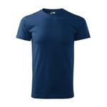 Fashion, accesorii si bijuterii - Barbati - Imbracaminte - Tricouri si bluze barbati - Tricou unisex, Heavy New 137, Malfini Bleumarin  XS - Infinity.ro