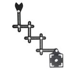 Casa si Gradina - Constructii - Scule electrice si accesorii - Aparate de masura - Sablon pentru marcare si gaurire, Tagred, 12 elemente - Infinity.ro