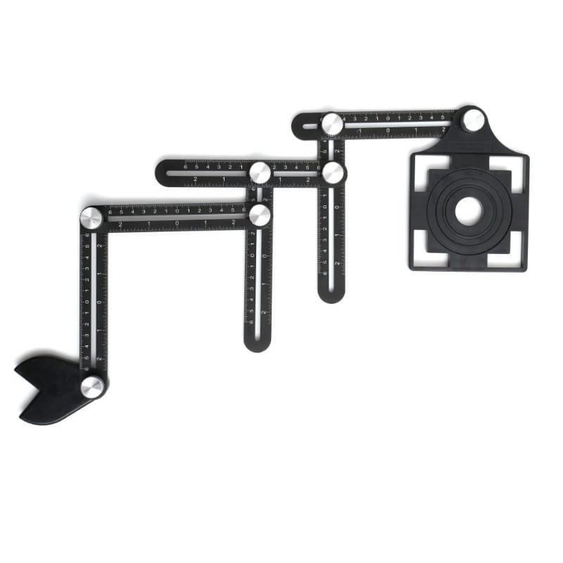 Casa si Gradina - Constructii - Scule electrice si accesorii - Aparate de masura - Sablon pentru marcare si gaurire, Tagred, 12 elemente - Infinity.ro