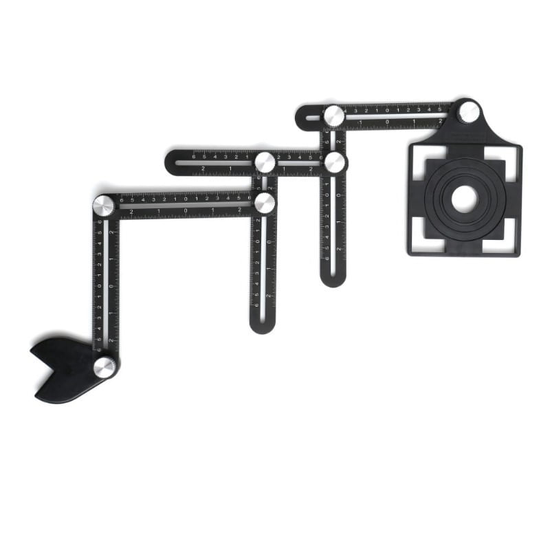 Casa si Gradina - Constructii - Scule electrice si accesorii - Aparate de masura - Sablon pentru marcare si gaurire, Tagred, 12 elemente - Infinity.ro