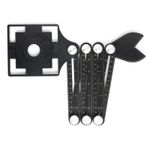 Casa si Gradina - Constructii - Scule electrice si accesorii - Aparate de masura - Sablon pentru marcare si gaurire, Tagred, 12 elemente - Infinity.ro