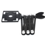 Casa si Gradina - Constructii - Scule electrice si accesorii - Aparate de masura - Sablon pentru marcare si gaurire, Tagred, 12 elemente - Infinity.ro