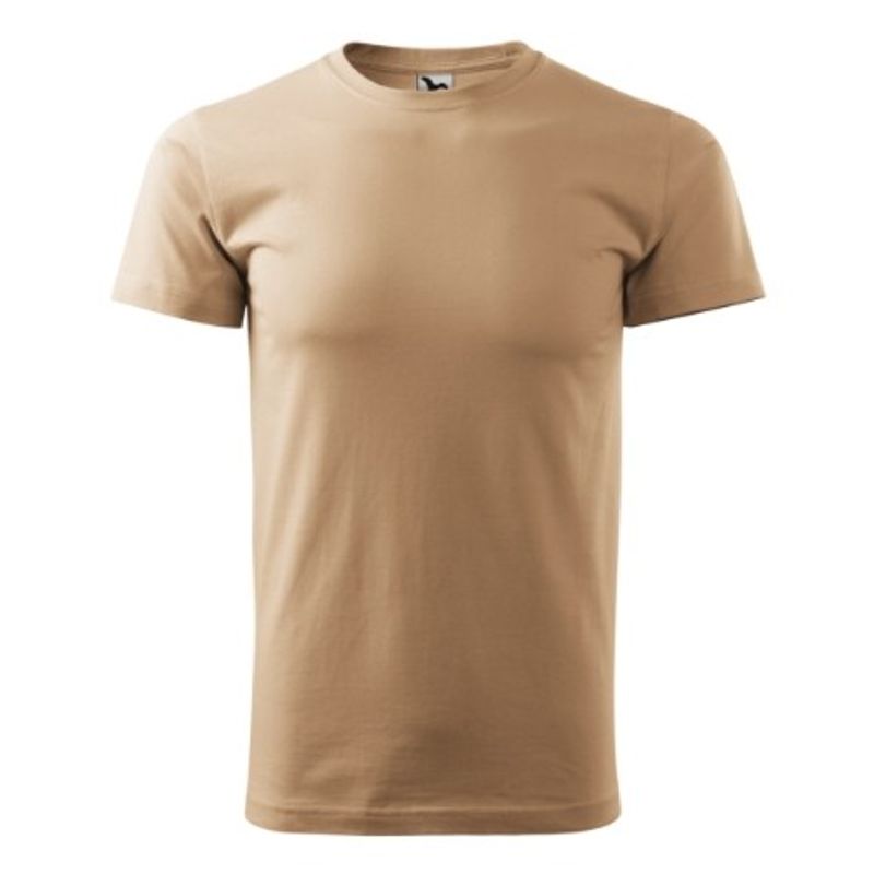Fashion, accesorii si bijuterii - Barbati - Imbracaminte - Tricouri si bluze barbati - Tricou unisex, Heavy New 137, Malfini XL Nisipiu - Infinity.ro