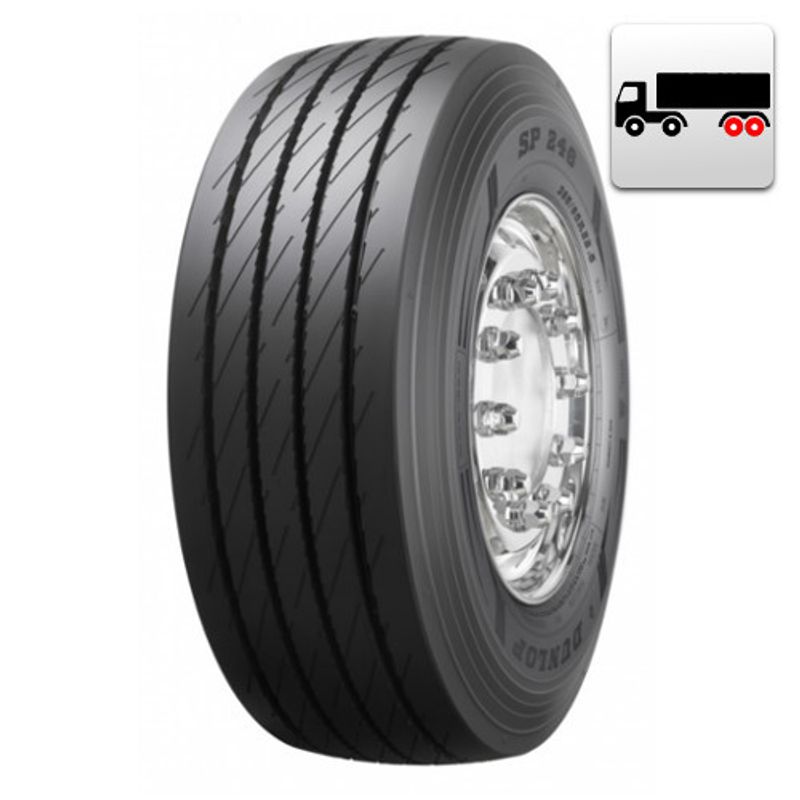 Auto si Moto - Anvelope si jante - Anvelope camioane - Anvelope 235/75R17,5 143/144J/F DUNLOP SP246 (MS) - Infinity.ro