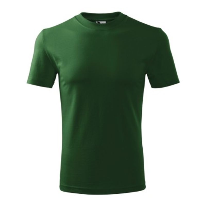 Fashion, accesorii si bijuterii - Barbati - Imbracaminte - Tricouri si bluze barbati - Tricou unisex, Heavy 110, Malfini S Verde sticla - Infinity.ro