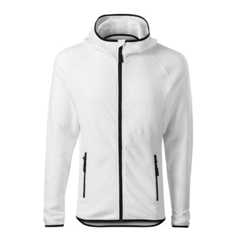 Fashion, accesorii si bijuterii - Barbati - Imbracaminte - Hanorace barbati - Hanorac stretch fleece pentru barbati, Malfini, Direct 417 S Alb - Infinity.ro