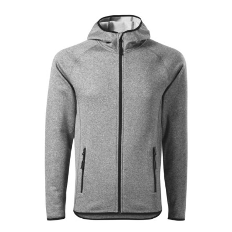 Fashion, accesorii si bijuterii - Barbati - Imbracaminte - Hanorace barbati - Hanorac stretch fleece pentru barbati, Malfini, Direct 417 Gri L - Infinity.ro