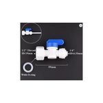 Electronice si Electrocasnice - Aparate frigorifice - Accesorii aparate frigorifice - Robinet plastic teava apa cupla rapida 1/4 la filet 1/2 - Infinity.ro