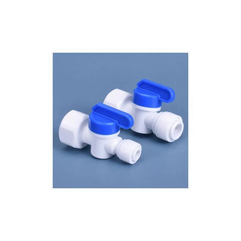 Electronice si Electrocasnice - Aparate frigorifice - Accesorii aparate frigorifice - Robinet plastic teava apa cupla rapida 1/4 la filet 1/2 - Infinity.ro