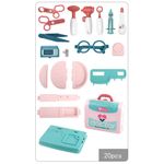 Jucarii, Copii si Bebe - Jucarii si jocuri - Jucarii de rol - Set de joaca doctor Brivoo, trusa medicala 3 in 1, 20 piese, geanta portabila, pentru copii 3+ ani - Infinity.ro
