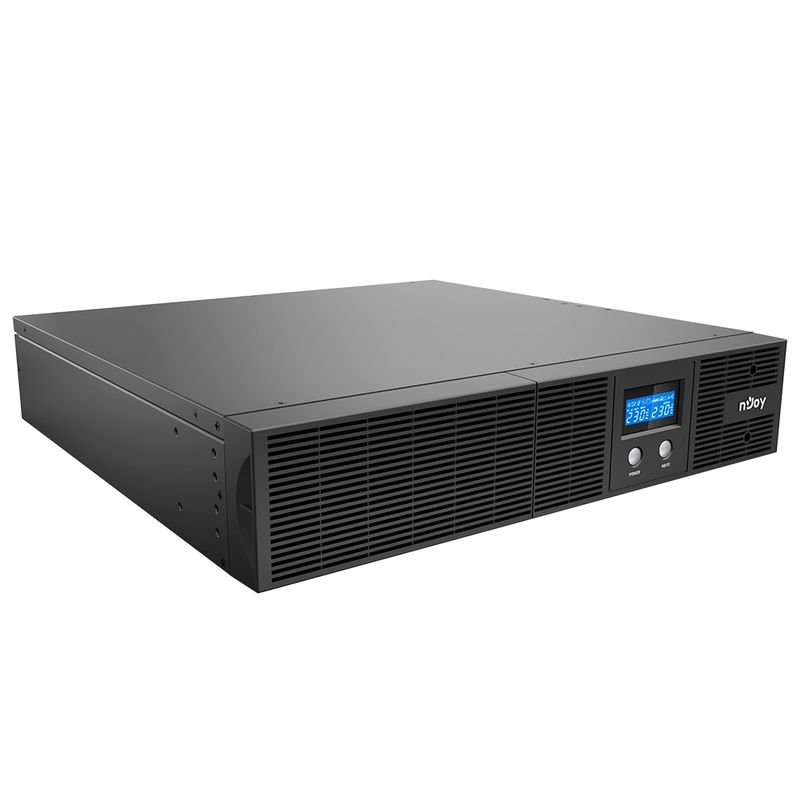 Casa si Gradina - Electrice - Accesorii electrice - Stabilizatoare tensiune si ups - UPS nJoy Argus 2200, 2200VA/1320W, LCD Display, 4 IEC C13 cu Protectie, Management, rack 2U - Infinity.ro