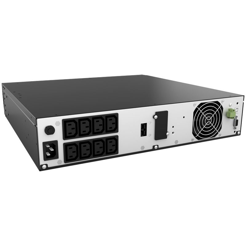 Casa si Gradina - Electrice - Accesorii electrice - Stabilizatoare tensiune si ups - UPS nJoy Aster 2K 2U On-line, 2000VA/1800W, 8 prize IEC C13, Dubla conversie, LCD Display - Infinity.ro