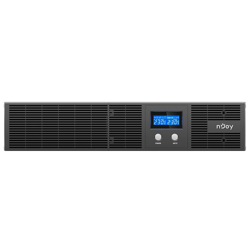 Casa si Gradina - Electrice - Accesorii electrice - Stabilizatoare tensiune si ups - UPS nJoy Argus 3000, 3000VA/1800W, LCD Display, 8 IEC C13 cu Protectie, Management, rack 2U - Infinity.ro