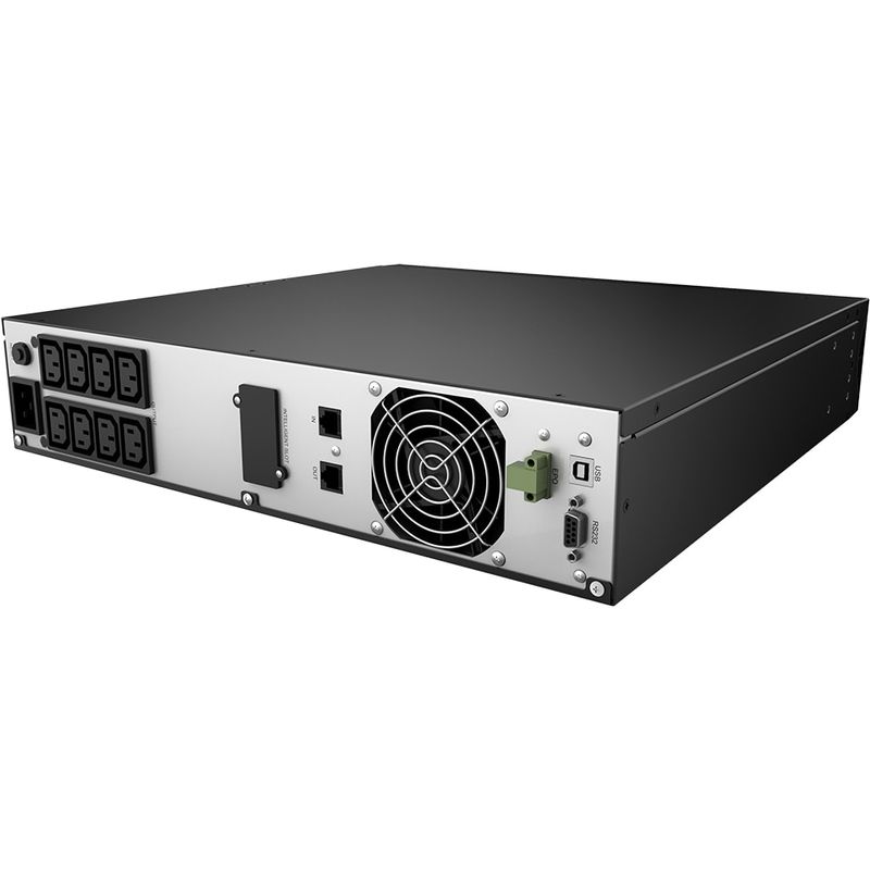 Casa si Gradina - Electrice - Accesorii electrice - Stabilizatoare tensiune si ups - UPS nJoy Argus 3000, 3000VA/1800W, LCD Display, 8 IEC C13 cu Protectie, Management, rack 2U - Infinity.ro