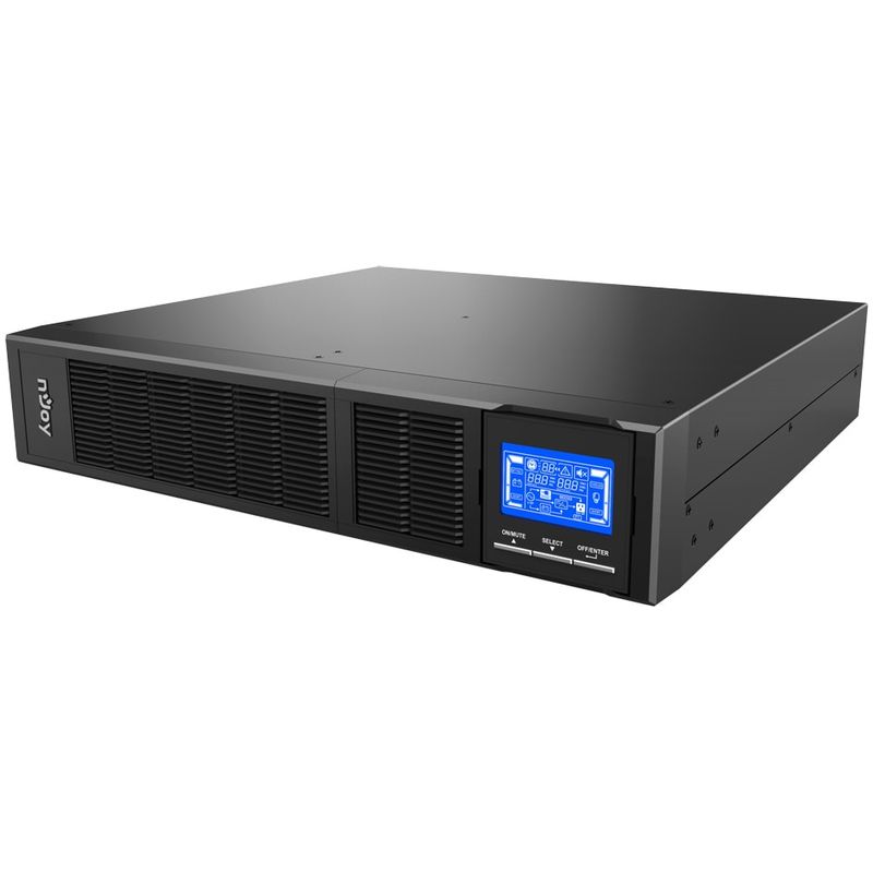 Casa si Gradina - Electrice - Accesorii electrice - Stabilizatoare tensiune si ups - UPS nJoy Balder 1000 2U On-line, 1000VA/1000W, 8 prize IEC C13, Dubla conversie, LCD Display - Infinity.ro