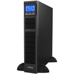 Casa si Gradina - Electrice - Accesorii electrice - Stabilizatoare tensiune si ups - UPS nJoy Balder 1000 2U On-line, 1000VA/1000W, 8 prize IEC C13, Dubla conversie, LCD Display - Infinity.ro