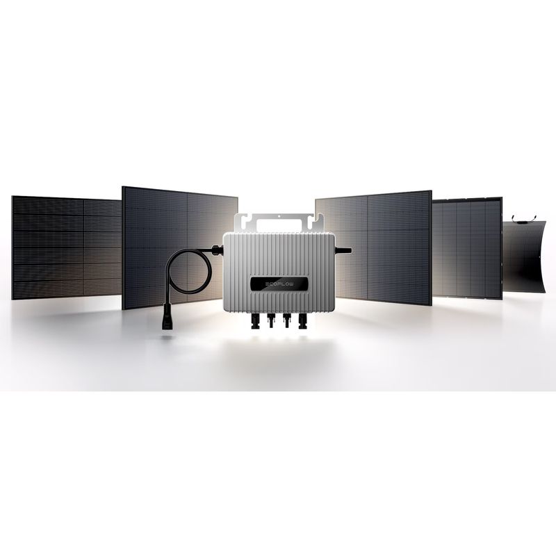 Casa si Gradina - Electrice - Panouri solare si accesorii - Accesorii panouri solare - Microinvertor EcoFlow STREAM 800W + cabluri AC si PV - Infinity.ro