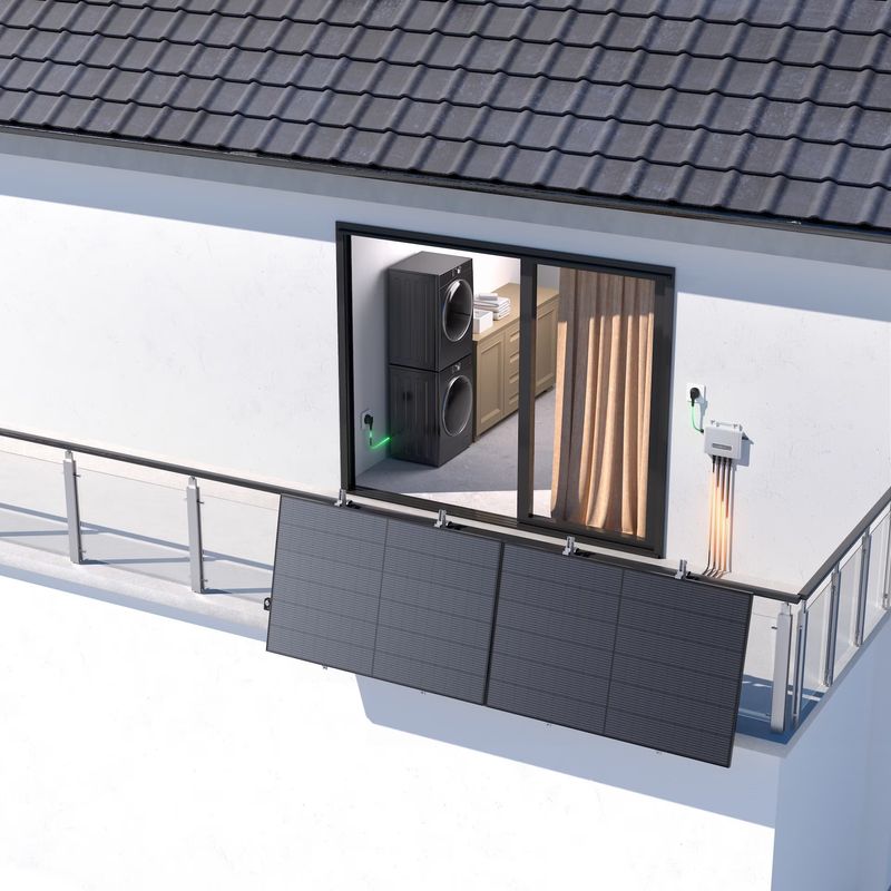 Casa si Gradina - Electrice - Panouri solare si accesorii - Accesorii panouri solare - Microinvertor EcoFlow STREAM 800W + cabluri AC si PV - Infinity.ro