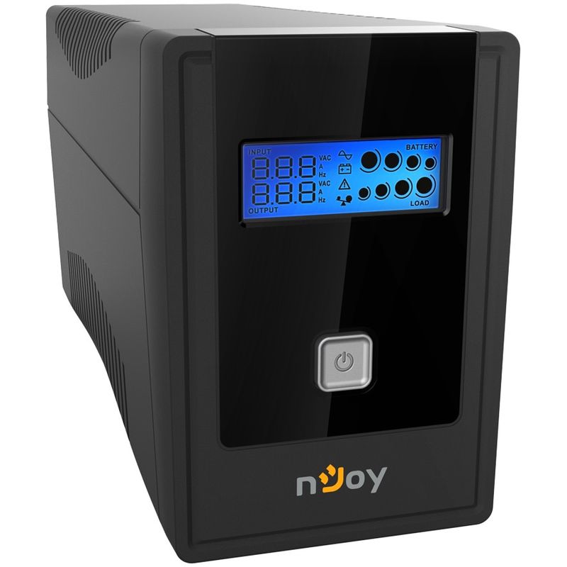 Casa si Gradina - Electrice - Accesorii electrice - Stabilizatoare tensiune si ups - UPS NJOY Cadu 850, 800VA/480W, Line Interactive, AVR, Auto-Restart, Ecran LCD - Infinity.ro