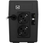 Casa si Gradina - Electrice - Accesorii electrice - Stabilizatoare tensiune si ups - UPS NJOY Cadu 850, 800VA/480W, Line Interactive, AVR, Auto-Restart, Ecran LCD - Infinity.ro