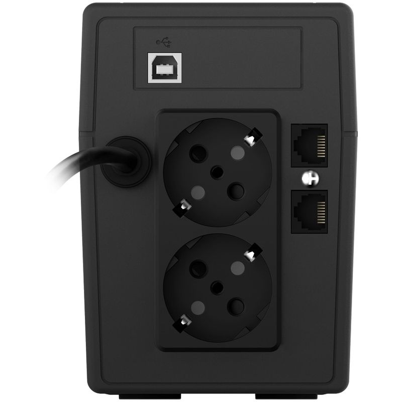 Casa si Gradina - Electrice - Accesorii electrice - Stabilizatoare tensiune si ups - UPS NJOY Cadu 850, 800VA/480W, Line Interactive, AVR, Auto-Restart, Ecran LCD - Infinity.ro