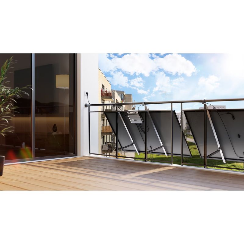 Casa si Gradina - Electrice - Panouri solare si accesorii - Accesorii panouri solare - Microinvertor EcoFlow Stream, 800W, IP67, iesire 3.48 A, Gri - Infinity.ro