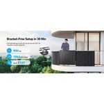 Casa si Gradina - Electrice - Panouri solare si accesorii - Sisteme panouri solare - Set 4 Panouri solare flexibile Anker Solix FS20, 225W, IP67, Tehnologie TOPCon - Infinity.ro