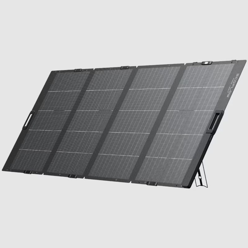 Casa si Gradina - Electrice - Panouri solare si accesorii - Sisteme panouri solare - Panou solar Ecoflow, 400W, pliabil, ultra-usor, reglare 30-45-60 grade, cablu XT60, IP68 - Infinity.ro