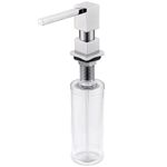 Casa si Gradina - Sanitare - Suporturi si accesorii baie - Dispensere - Dispozitiv detergent Alveus 1129080, patrat, Crom - Infinity.ro