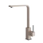 Casa si Gradina - Sanitare - Lavoar baie si accesorii - Baterii sanitare - Baterie Alveus Jenny 55, material compozit, pipa inalta, rotativa, Beige - Infinity.ro