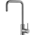 Casa si Gradina - Sanitare - Lavoar baie si accesorii - Baterii sanitare - Baterie Alveus Dual, cu un singur maner, 3 cai pentru apa cald, apa rece, filtru de apa, Finisaj inox periat - Infinity.ro