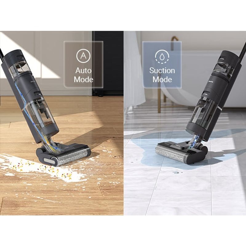 Electronice si Electrocasnice - Ingrijirea locuintei - Aspiratoare - Aspirator cu stick wireless, Dreame , 200W, 900 ml, display LED, Negru - Infinity.ro