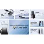 Laptop, Telefoane si Tablete - Telefoane mobile si accesorii - Accesorii Telefoane - Baterii externe - Baterie externa EcoFlow RAPID 25000 mAh, 170W, cabluri incorporate de 100W, Gri - Infinity.ro