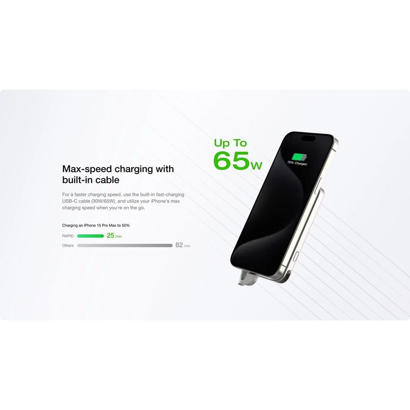 Laptop, Telefoane si Tablete - Telefoane mobile si accesorii - Accesorii Telefoane - Baterii externe - Baterie externa EcoFlow Rapid MagSafe Qi2 10000 mAh, Negru - Infinity.ro