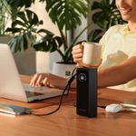 Laptop, Telefoane si Tablete - Telefoane mobile si accesorii - Accesorii Telefoane - Baterii externe - Baterie externa EcoFlow RAPID 25000 mAh, 170W, cabluri incorporate de 100W, Negru - Infinity.ro