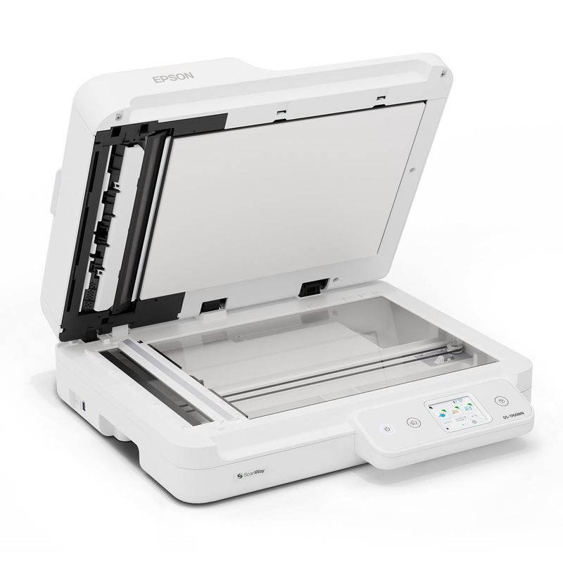 PC, gaming si accesorii - Imprimante, scanere & consumabile - Imprimante - Scannere - Scanner documente Epson DS-1760WN, 30 str./min, ADF 60 foi, 2,4 inch, USB/Wi-Fi/Ethernet - Infinity.ro