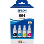 PC, gaming si accesorii - Imprimante, scanere & consumabile - Consumabile si accesorii - Cartuse imprimante inkjet - Multipack Epson 664 EcoTank 4 Culori, Negru, Cyan, Galben, Magenta (280 ml) - Infinity.ro