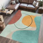 Casa si Gradina - Textile si covoare - Covoare - Covoare casa - Covor cu print digital Erin Heinner Home, 160x230 cm, poliester 100%, spate antiderapant - Infinity.ro