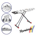 Market - Spalare si intretinere rufe - Mese de calcat - Masa de calcat Heinner Care, 125 X 42 cm, model Romania - Infinity.ro