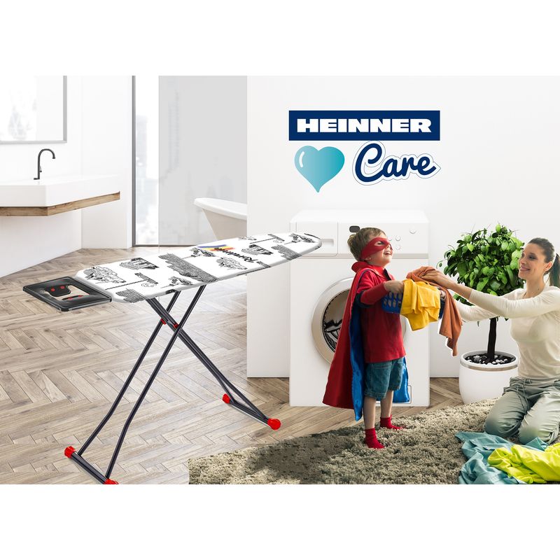 Market - Spalare si intretinere rufe - Mese de calcat - Masa de calcat Heinner Care, 125 X 42 cm, model Romania - Infinity.ro