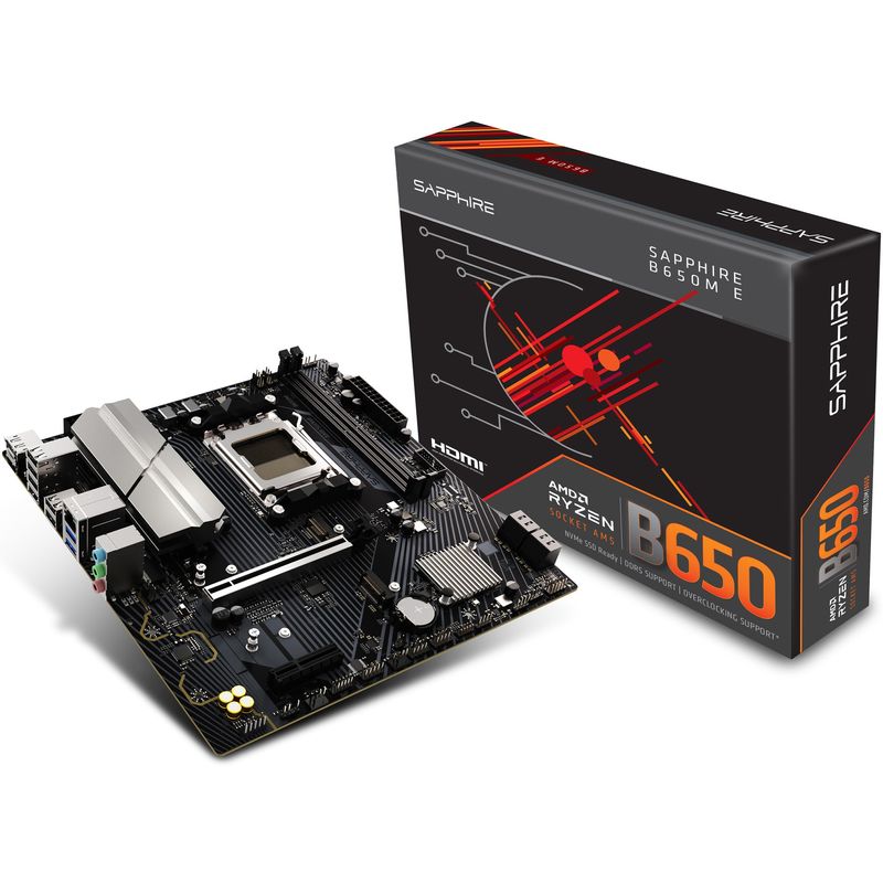 PC, gaming si accesorii - Componente PC - Componente - Placi de baza - Placa de baza SAPPHIRE B650M-E, Socket AM5 - Infinity.ro