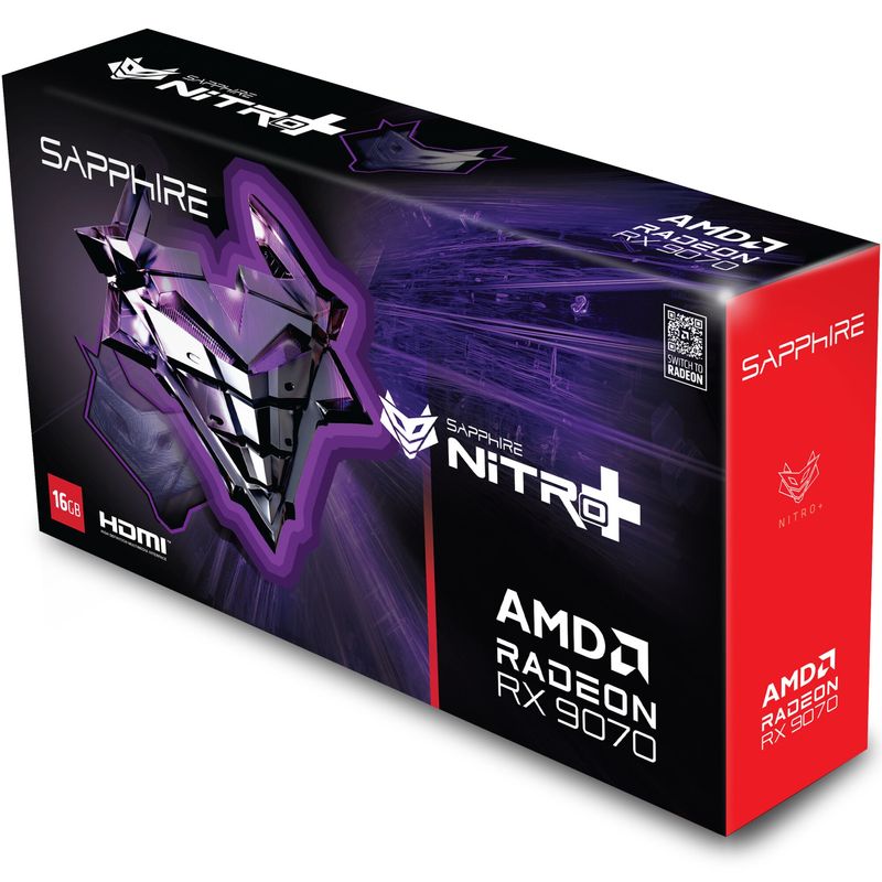 PC, gaming si accesorii - Componente PC - Componente - Placi video - Placa video SAPPHIRE NITRO+ AMD RADEON™ RX 9070 GAMING OC, 16GB GDDR6, 256-bit - Infinity.ro