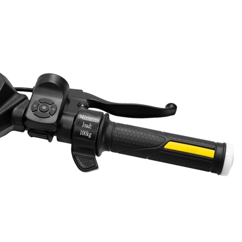 Sport si Outdoor - Role, trotinete si skateboard - Trotinete electrice - Trotineta electrica Jeep JUC AS, 500W, Autonomie 50km, 25km/h, Negru - Infinity.ro