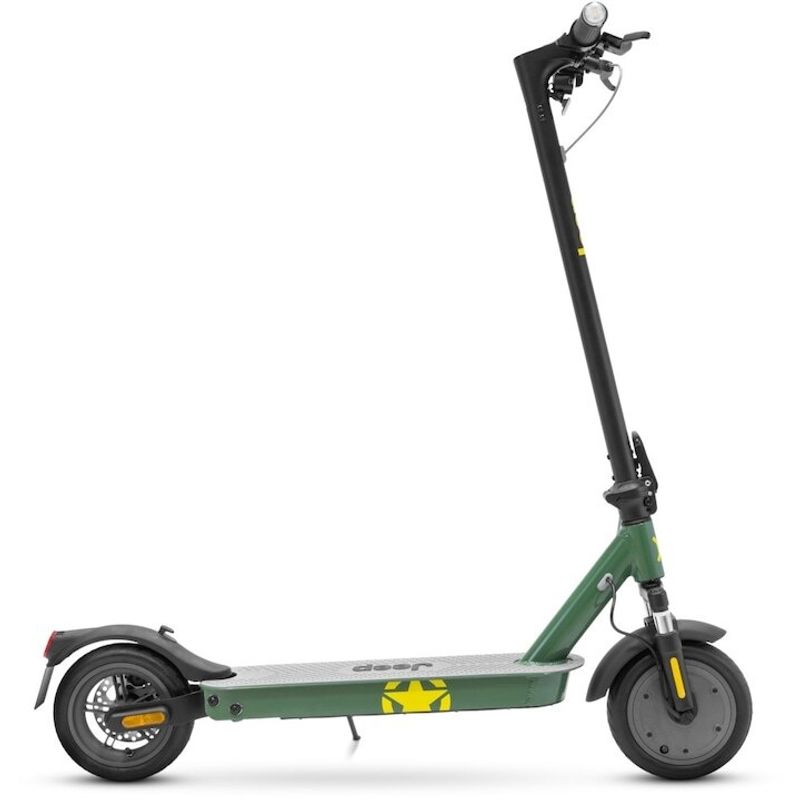 Sport si Outdoor - Role, trotinete si skateboard - Trotinete electrice - Trotineta electrica Jeep Jaf Dual, 500W, Autonomie 30 km, 25 km/h, Verde - Infinity.ro