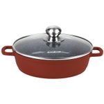 Casa si Gradina - Bucatarie si vesela - Vase pentru gatit - Oale si cratite - Cratita cu capac Cooking by Heinner Calabria, aluminiu, 36x9.5cm, 8.8L - Infinity.ro